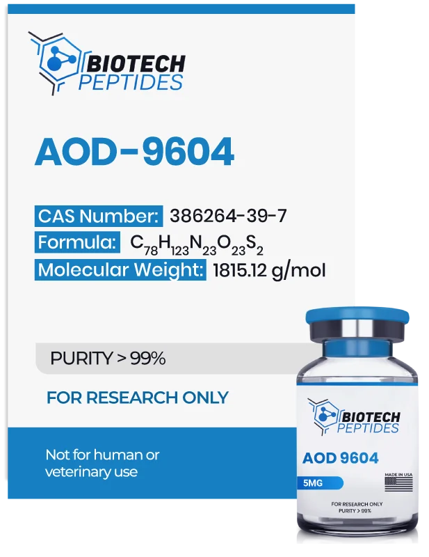 (🔥Fat loss) AOD 9604 (5mg) -10 Vials
